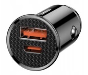 Ładowarka Samochodowa Baseus USB USB-C PD 30W QC 3.0 5A