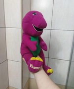 Pluszowa zabawka Barney fioletowy dinozaur dinosaur 1992 pluszak 