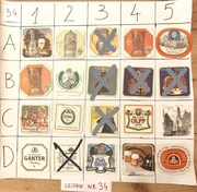 Podkładki, podstawki pod piwo po 2 zł zestaw za 35 zł, Nr34 cały świat 