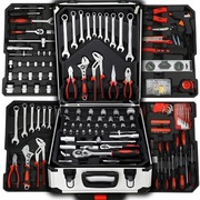 Zestaw Narzędzi 187 el XXL Walizka Klucze Warsztat Dom Naprawa Montaż