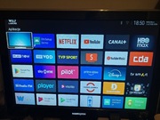 DEKODER ANDROID TV SMART 4K BOX DV8981 tuner DVB-T 2 hevc WOLF launcher !!!