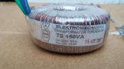 Transformator toroidalny 12V 12.5A 220v 150VA