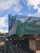 Kompletne ogrodzenie panelowe 153/4 podmurówka łącznik betonowy słup 60/40