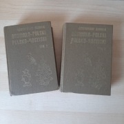 Ilustrowany słownik polsko-rosykski i rosyjsko-polski 2 tomy wyd. II 1982r.