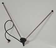 Antena pokojowa TV , teleskopowa z wtykiem koncentrycznym