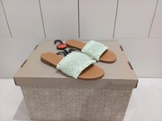 damskie klapki marki Primark roz. 36 wkładka 22,5 cm miętowe nowe