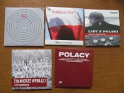 Filmy na DVD-zestaw 5 płyt, Mgła-Solidarni 2010,Żołnierze Wyklęci,Polacy