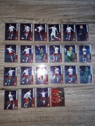 Zestaw 22 naklejek piłkarskich reprezentacja PL