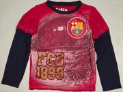 S) BARCELONA F.C oryginalna koszulka długi rękaw Roz.146cm