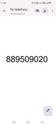Karta startowa z numerem telefonu: 889-50-90-20