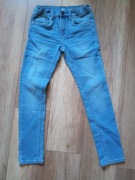 Spodnie chłopięce jeansy skinny jasnoniebieskie, c@a, rozmiar 146