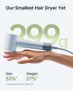 Laifen mini high-speed hair dryer suszarka travel size niebieska waga: 299g