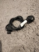 Kabel zasilający 1 metr czarny "koniczynka"