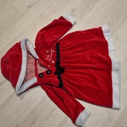 strój mikołajka elf skrzat mikołajkowa sukienka 853