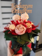 Flower box z zapachowych świec sojowych 