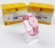 Opaska ochronna na sensor FreeStyle Libre 2 - JASNORÓŻOWA