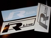 Naklejki R line Rline - 6cm do VW Golf Passat T5 T6 itp. 