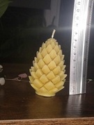 Szyszka świeca z wosku pszczelego