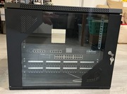 Szafa rack 9U 19” wisząca stojąca czarna+gratis Patch panel 48 port