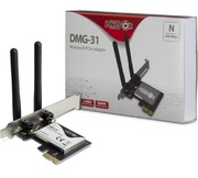PROMOCJA! Inter-Tech DMG-31 wewnętrzny interfejs WLAN 300Mbit/s karta sieci