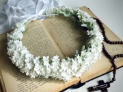 Wianek komunijny delikatny Boho Pierwsza Komunia