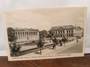 Poznań pocztówka Plac Wolności - Biblioteka Raczyńskich - Muzeum bdb stan 