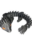 Smok 3D – duży, 40 cm, ruchomy, personalizowany + GRATIS!