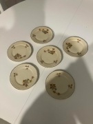 Przedwojenne talerzyki deserowe małe Huta Franciszka