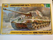 Model do sklejania czołgu Tiger II 1/35 Zvezda.