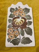 Fajansowa deska Włocławek ręcznie malowana