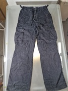 Bershka Cargo Straight Młodzieżowe Spodnie Dziewczęce Rozmiar 36