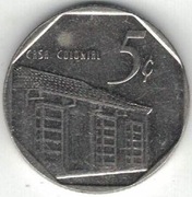 Kuba 5 centavos 1994 - 18 mm stempel zwykły - nr 3