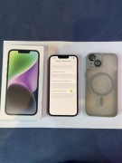 iPhone 14 256GB Midnight | Stan BDB | Bateria 91% | Box + Etui