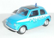 FIAT 500 POLIZIA POLICJA - MODEL KUPIONY WE WŁOSZECH
