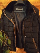 Kurtka damska pikowana z kapturem. Rozmiar M.