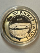 "32" 1000 zł  XV Puchar Świata FIFA USA srebrna moneta 1994-kapsel