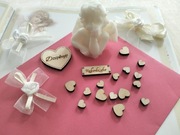 Podziękowania dla gości chrzciny urodziny aniołek mydełko zapachowe