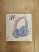 Słuchawki dla dzieci kocie uszy nowe!!