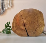 Plaster z drewna akacji taca drewniana boho natura