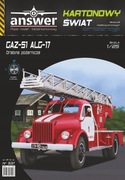Model kartonowy - GAZ-51 ALG-17 drabina pożarnicza - Answer 537