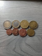 Zestaw Hiszpania 1999 r  1cent - 2 euro