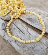 Teething amber necklace for a child