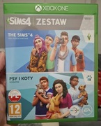 The Sims 4 Xbox One gra podstawa + dodatek Psy i Koty w pudełku na płycie