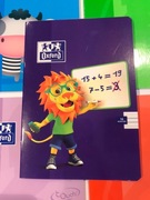 Zeszyt Oxford A5 16 kartek trzy linie kolorowe 