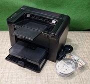 Drukarka laserowa HP P1606 USB, LAN, Duplex +toner i nowe kable, 18 307 str