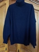 Sweter Golf męski milutka wełna, leki United Colors of Benetton roz.L 