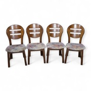 9191 solidne dębowe krzesła komplet 4 szt wygodne 