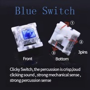 Przycisk Outemu MX, niebieski, do klawiatur mechanicznych