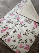 Wyprzedaż ostatnie sztuki kocyk wafel otulacz wyprawka prezent handmade