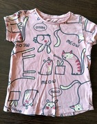 Bluzka dziewczęca Little Kids w kotki 122cm